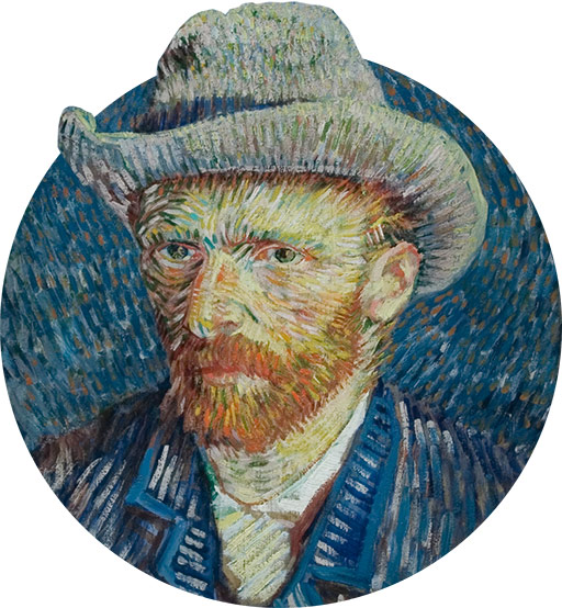 <span class="smaller">Unravel</span> <br><span class="blue">Van Gogh</span>